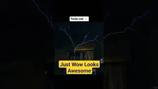 Tesla Coil In Action #teslacoilsound #tesla #trending