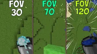 Water Bucket MLG with fov 30 vs fov 70 vs fov 120