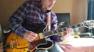 Bigsby b700 Epiphone Sheraton  Sleep Walk Cover