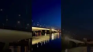 Bridge lights | #music #ночь #night #питер #улица #мост #video #вода #sea #пирс #ночь #искусство