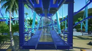 Ocean's Surge- Custom Coaster POV- Planet Coaster