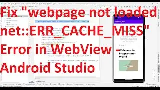 Android Studio - Fix WebView error 