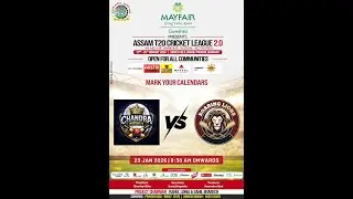 ASSAM T20 CRICKET LEAGUE 2.0,   CHANDRA ROYALS   v/s   ROARING LIONS.