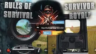 50 V 50 GAMEPLAY! RULES OF SURVIVAL VS SURVIVOR ROYALE (PUBG Mobile Battle Royale Games)
