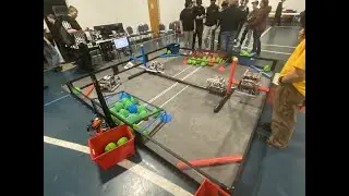 Vex Robotics Over Under Cornerstone Winter Finals 323V & 99904E vs 323S & 6842K