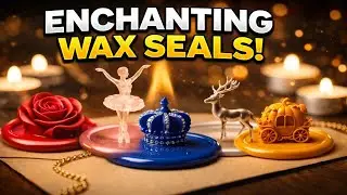 Magical 3D Wax Seals: Satisfying & Aesthetic Letter Sealing Art