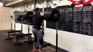 Gjersoe - 1x201 kg front squat