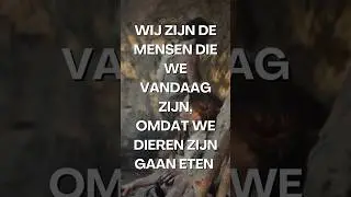 We zijn de mensen die we vandaag de dag zijn doordat we vlees zijn gaan eten 🥩💪🏻
