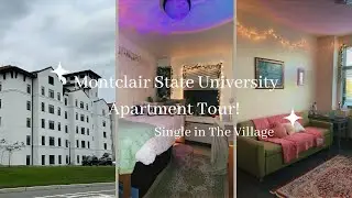 Montclair State University: The Village, Count Basie Hall Single Room Apartment Tour!!!
