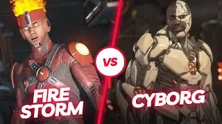 Firestorm Vs Cyborg - Injustice 2 [PC UHD 4K] 144 FPS