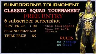 freefire free clashsquad tournament tamil // freeentry // BIG PRIZE POOL