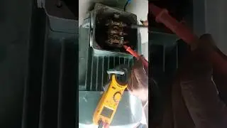 Electrical motor ground/shortage test. Contact us mob 9995534716#hvac #electrical #airconditioner