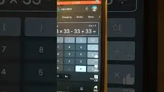 33x33-33+33&divide;0=infinity