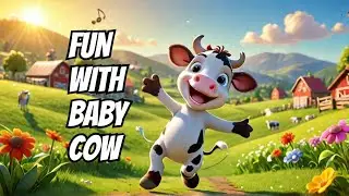 Cow Song | Fun Kids Rhymes for Playtime with Baby Cow Dododo