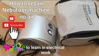 How to repair nebuliser machine no air ( Tagalog with English subtitles )