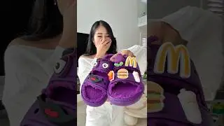 Omg Grimace gave me these McDonald&rsquo;s Crocs?!??