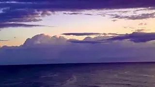 Early Storm at Sea | Mysterious Lady on Horizon | Amazing Stunning Ocean Phenomenon | Ocean footages