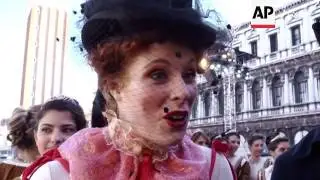 'Flight of the Angel' provides highlight to Venice carnival