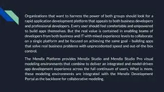 How Is Mendix Different?What Is Mendix’s History of Delivering Innovation?