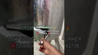 LOW BUDGET WASTE BURNER | PREMIUM QUALITY STAINLESS STEEL INCINERATOR #incinerator #trend #waste