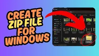 How To Create ZIP File On Windows 10 Or 11 For Laptop/PC