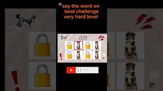 say the word on beat challenge LEVEL very hard 💪 #beatchallenge #saythewordonbeat