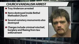 Brandenburg man arrested for vandalizing church in Meade County, police say