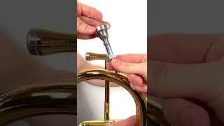 Trumpet Adapter for Flugelhorn Mouthpiece. Link on website in BIO #kgumusic #trumpet #flugelhorn