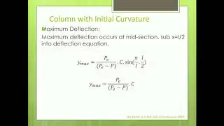 columns with initial curvature