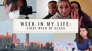 week in my life | first week of second semester at bu