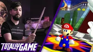 World Record Holder Plays Mario 64 - Using His Drums  | TOTALLY GAME