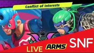 ARMS | SPRINGMAN V NINJARA | PARTY CRASH | Nintendo Switch | SNF
