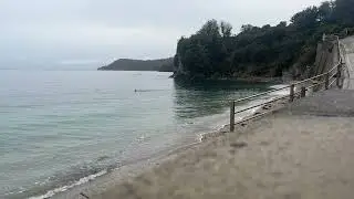 Day 14 and the mermaid is at Porthpean beach in Cornwall