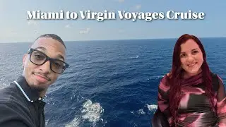 Miami to Virgin Voyages Cruise | Sail Away Party, Room Tour & Korean BBQ Dinner 🍾🚢