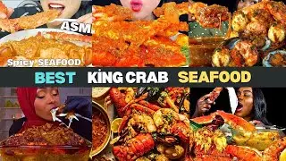 🦞💥MASSIVE KING CRAB SEAFOOD BOIL 💛 | The Most Satisfying Mukbang Experience | ASMR Mukbang Madness 🍋