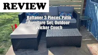 Rattaner 3 Pieces Patio Furniture Set Review 2025