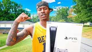 Went Back To My Hood And Gave Away A PS5 To A Kid! First Time Back In DeeBlock! HOOD VLOG