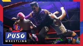 Aaron Liwanag vs HIT & Trainee Elmo &mdash; PUSO Wrestling: Bakunawa (September 14, 2025)