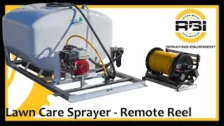 400 Gallon - Paddle Agitation  - Skid Sprayer w/ Remote Mount Reel - River Bend Industries