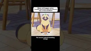 What will happen when Tanuki discovers that his master has a twin brother? #anime #animeweeb