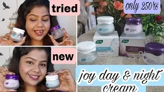 Joy DAY & NIGHT cream//tried//honest review//affordable//must watch//