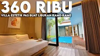 VILLA PRIVATE POOL KECE BUAT LIBURAN RAME-RAME?! | Review Villa Kota Batu | Villa Carmela Batu