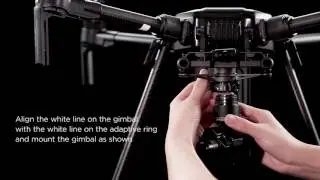 DJI Matrice 200 Series - Mounting the Zenmuse XT with the Adaptive Ring