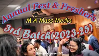 #Annual_Fest_& #Freshers_massmedia #2023-25 #journalist #jmi #party #dance #performance @anshubaudh7