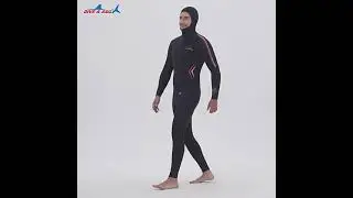 DIVE & SAIL Men&rsquo;s 3MM Front Zip Hooded Full Wetsuit