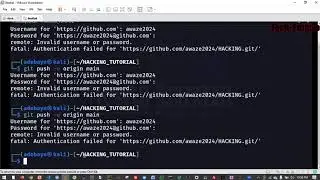 pushing to github
