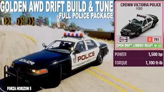 FH5 AWD DRIFT TUNE 2010 FORD CROWN VICTORIA POLICE INTERCEPTOR