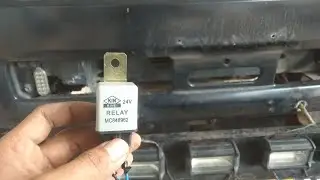 cara pasang relay 24volt out 12volt