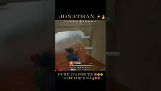 💛 JONATHAN PURE 1V4 TX 😳 SHOCKED EVERYONE 🥵🔥 #bgmi #1vs4 #jonathan
