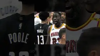 Poole & Draymond were going at it 😬